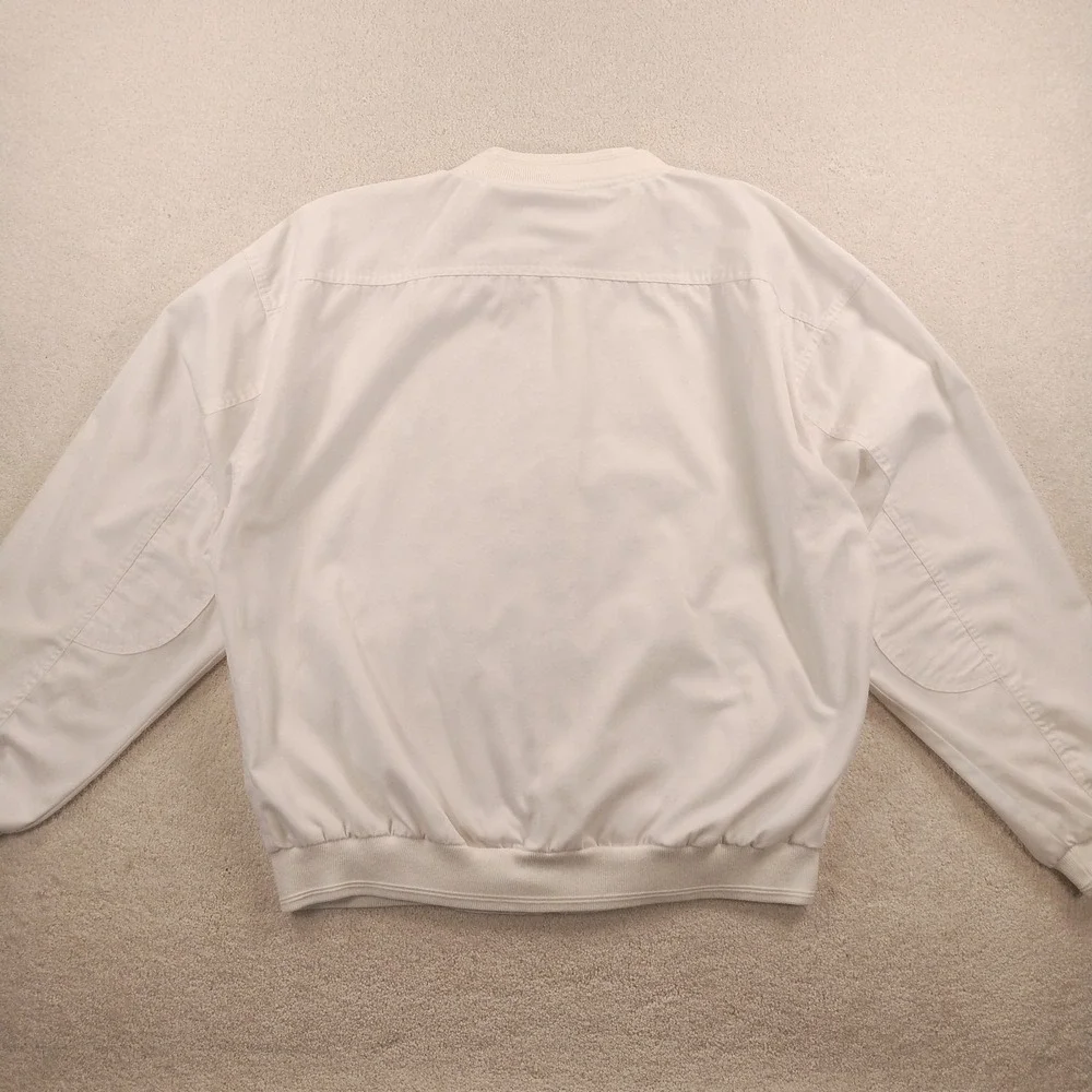Vtg Wimbledon Jacket Men's Lrg Full Zip Bomber Boxy The Championships Tennis 80s